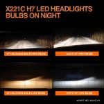 X221C-H7 High Power LED Conversion Kit for Headlight 9