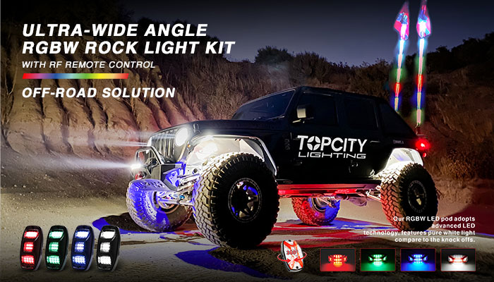 topcity automotive light offroad lights led rock lights led whip lights manufacturer exporter supplier factory