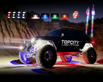 topcity off-road light,led rock light,led whip lights,led headlight bulb,led fog light,led wheel light manufacturer exporter,supplier with a factory